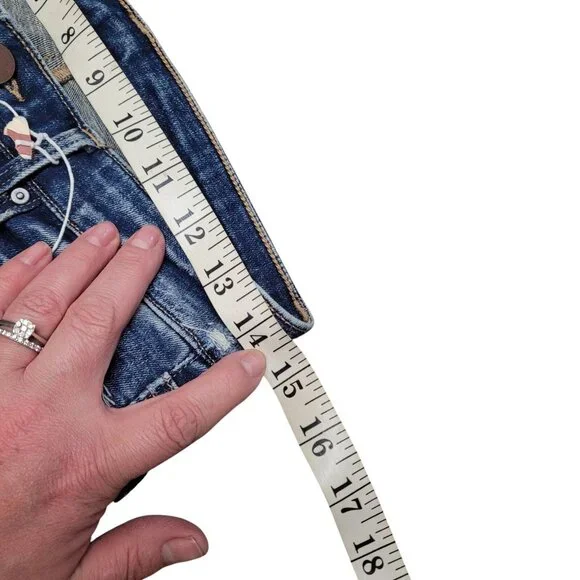 Buckle BKE Jeans Size 26X26.5 High Rise Ankle Skinny Distressed Stretch - Picture 16 of 16